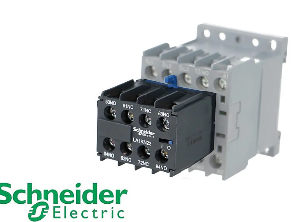 Schneider Electric Contact auxiliaire 2NO+2NC pour contacteur TeSys LC1K, montage frontal