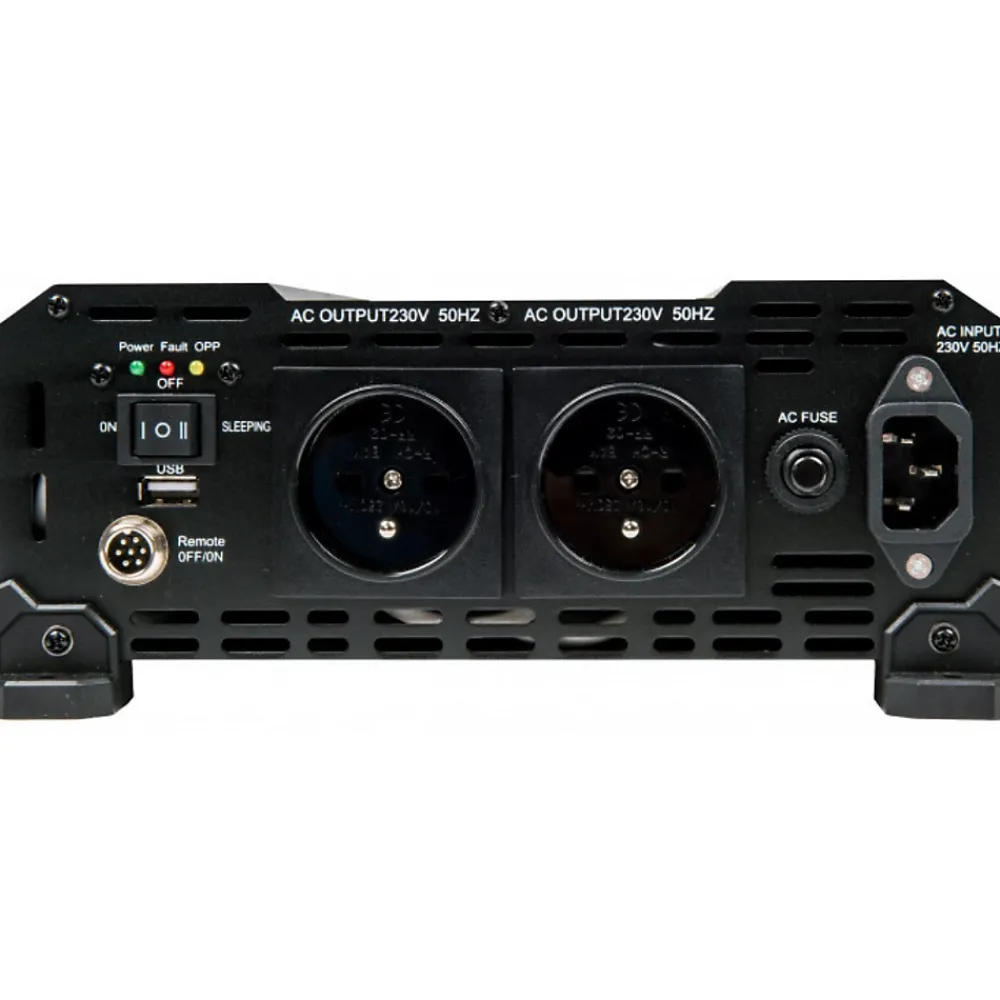 Antarion Transformateur, Convertisseur Et Chargeur Usb-Convertisseur de tension Pur Sinus 1500W 12V230V Camping-Car