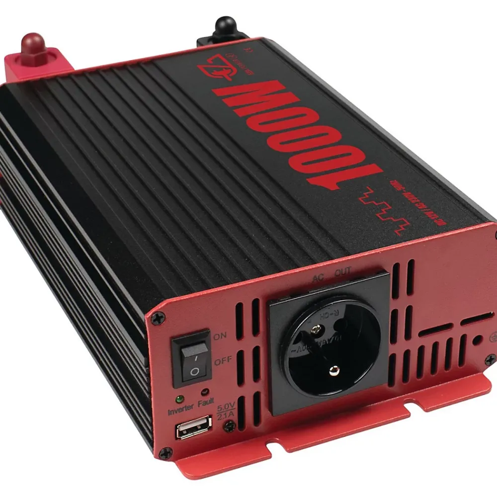 Eza Transformateur, Convertisseur Et Chargeur Usb-Convertisseur Quasi-Sinus - 12V 230V 1000W