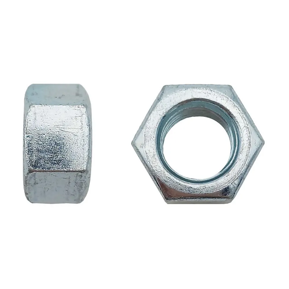 D-Work Écrou-4 Coques de 25 Ecrous Hexagonaux HU M12 mm - 4032 - 8 - Zingué blanc -