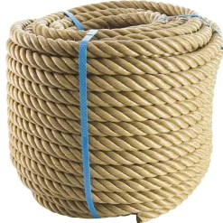 Corderies Tournonaises Corde, Fil Et Ficelle-Corde beige polypropylène 50m, Diamètre18mm