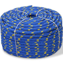 Vidaxl Corde de bateau Polypropylène 10 mm 250 m Bleu