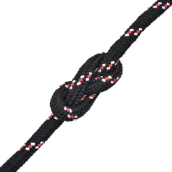 Vidaxl Corde, Fil Et Ficelle-Corde de bateau Polypropylène 8 mm 100 m Noir
