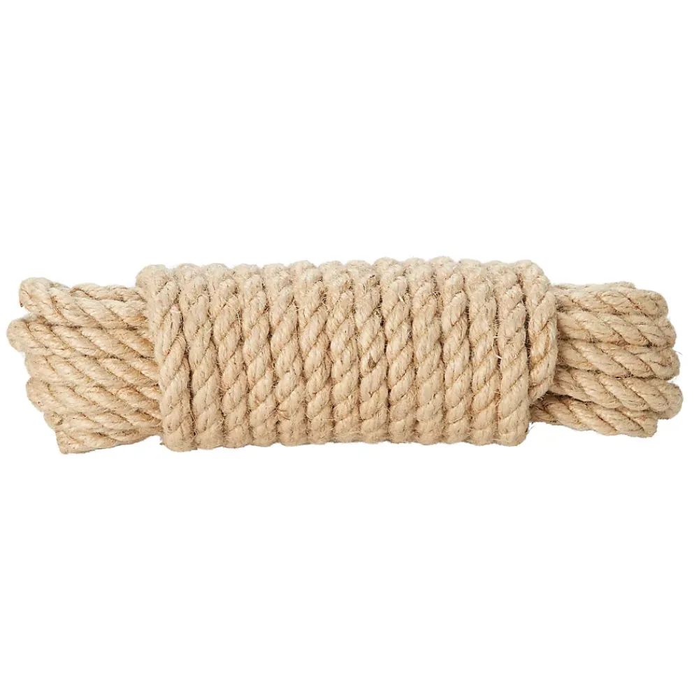 Diall Corde, Fil Et Ficelle-Corde torsadée en jute ø8 mm, 10 m