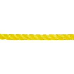 Diall Corde torsadée en polypropylène jaune ø8 mm, 50 m