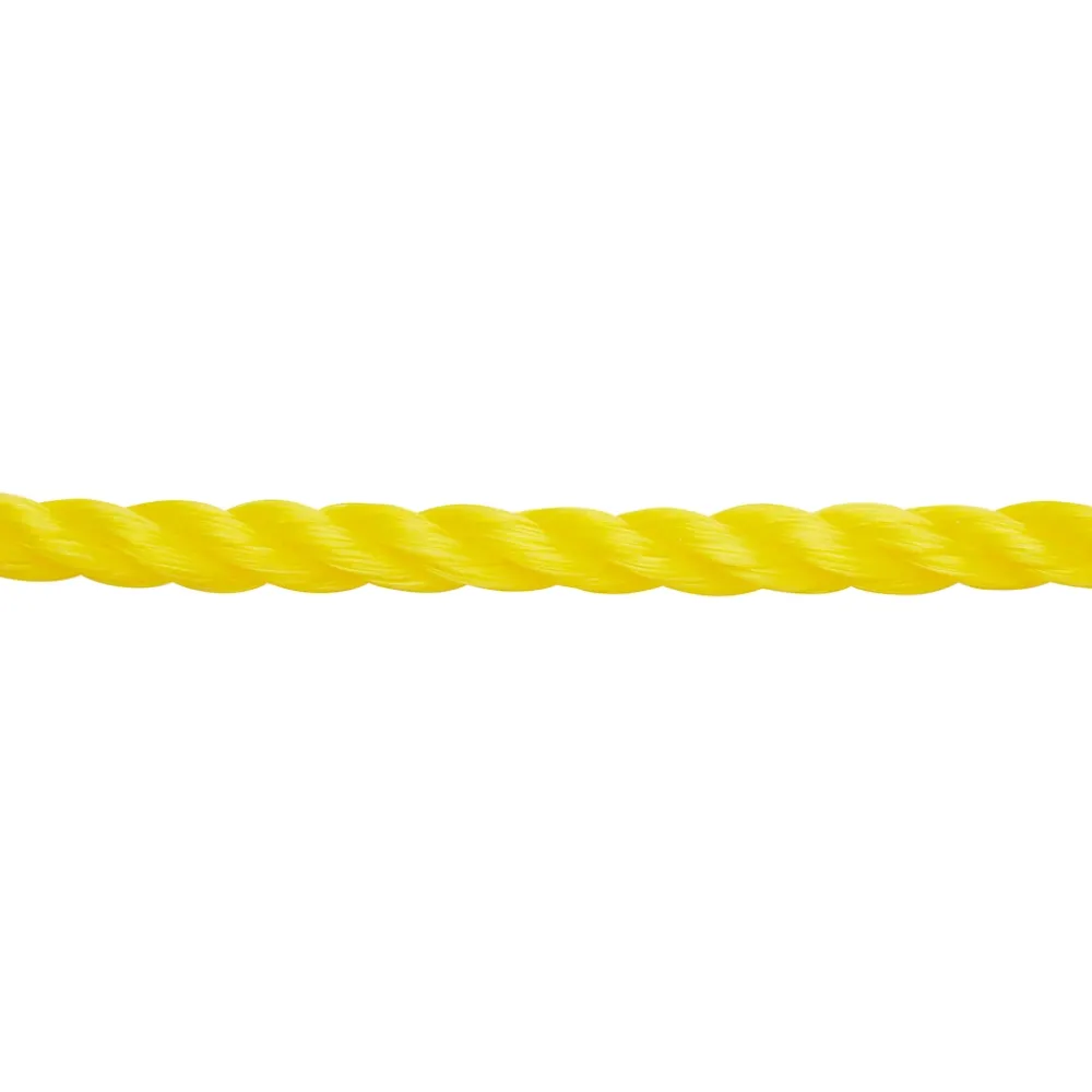 Diall Corde torsadée en polypropylène jaune ø8 mm, 50 m