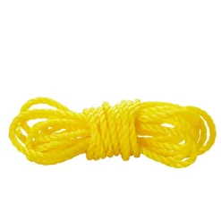 Diall Corde torsadée en polypropylène jaune ø8 mm, 50 m