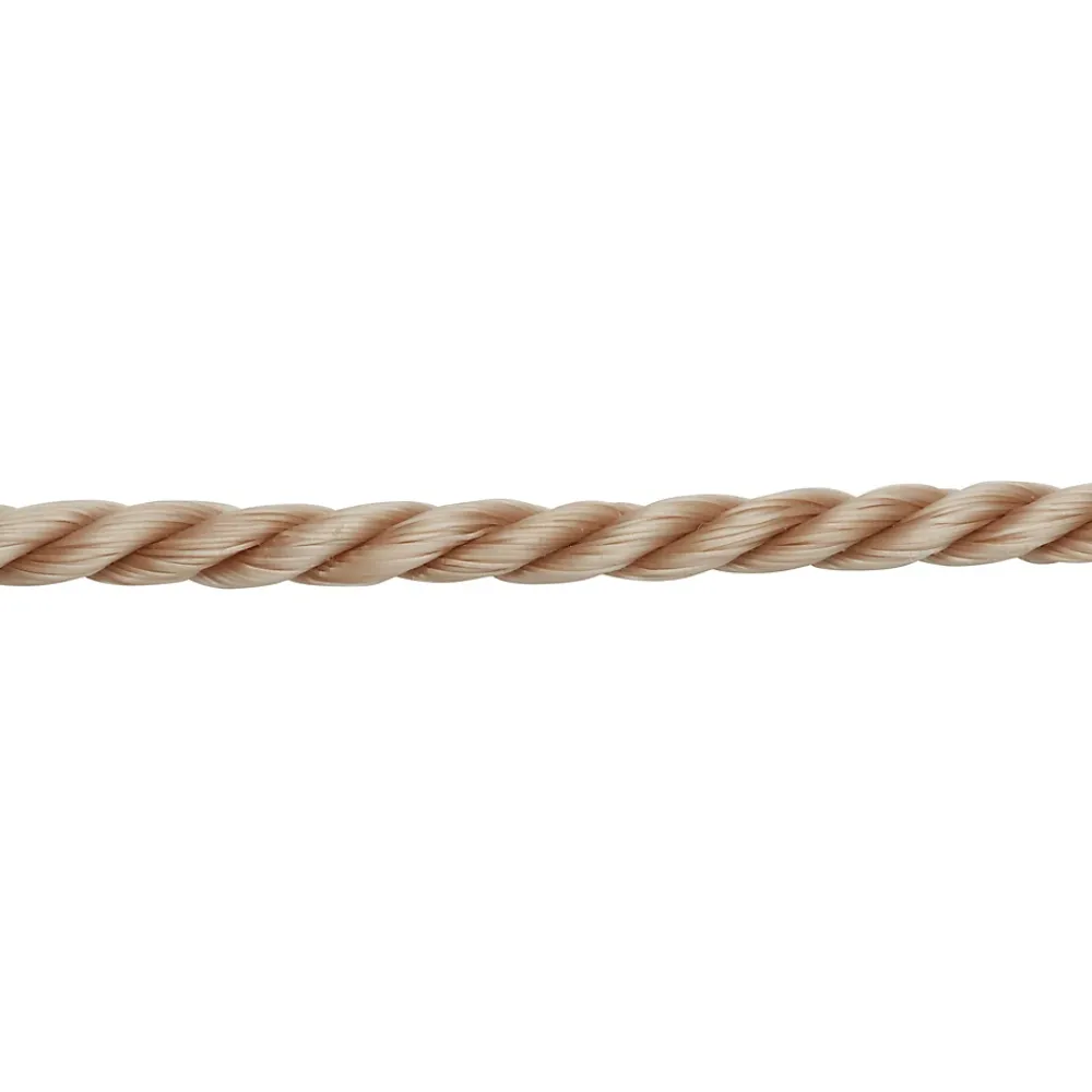 Diall Corde, Fil Et Ficelle-Corde torsadée en polypropylène beige ø6 mm, 10 m