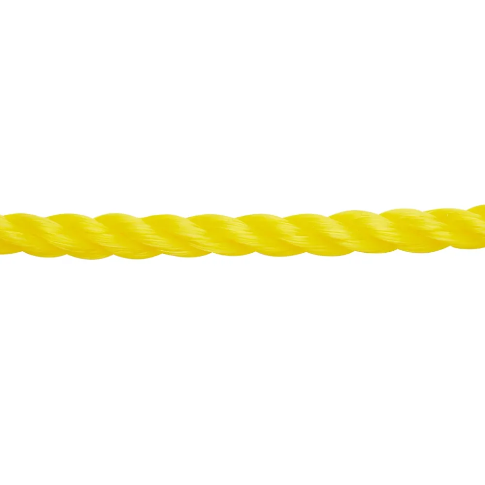 Diall Corde, Fil Et Ficelle-Corde torsadée en polypropylène jaune ø8 mm, 100 m