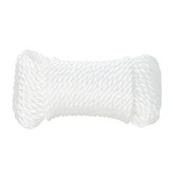 Diall Corde, Fil Et Ficelle-Corde torsadée en polypropylène blanche ø6 mm, 15 m