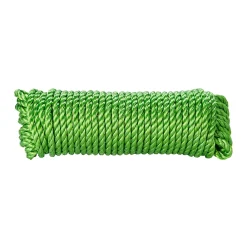 Corde, Fil Et Ficelle-Corde torsadée en polypropylène rouge ø 6 mm, 20 m