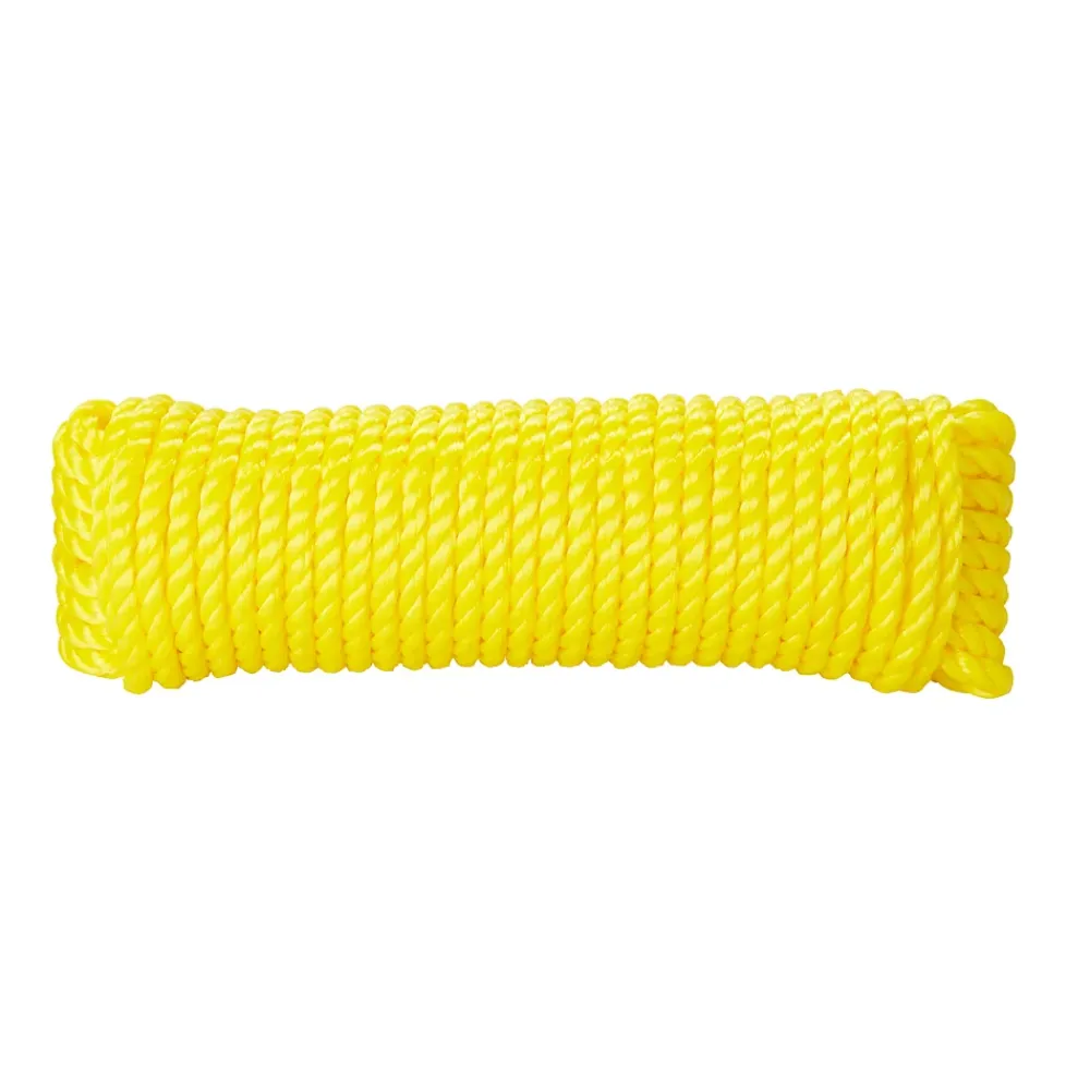 Diall Corde torsadée en polypropylène jaune ø8 mm, 7.5 m