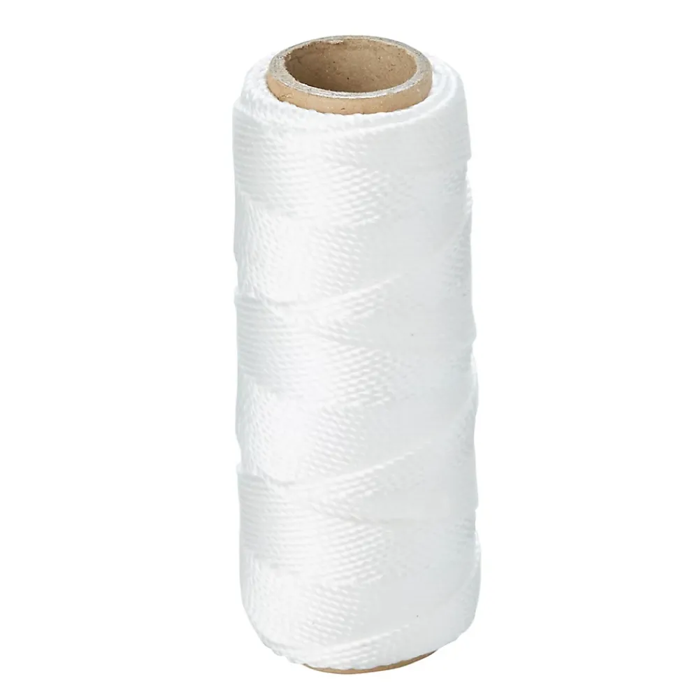 Diall Corde, Fil Et Ficelle-Corde tressée en nylon blanc ø1.5 mm, 50 m