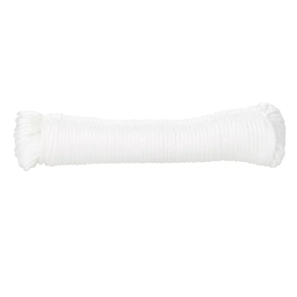Diall Corde tressée en polypropylène blanche ø2 mm, 20 m