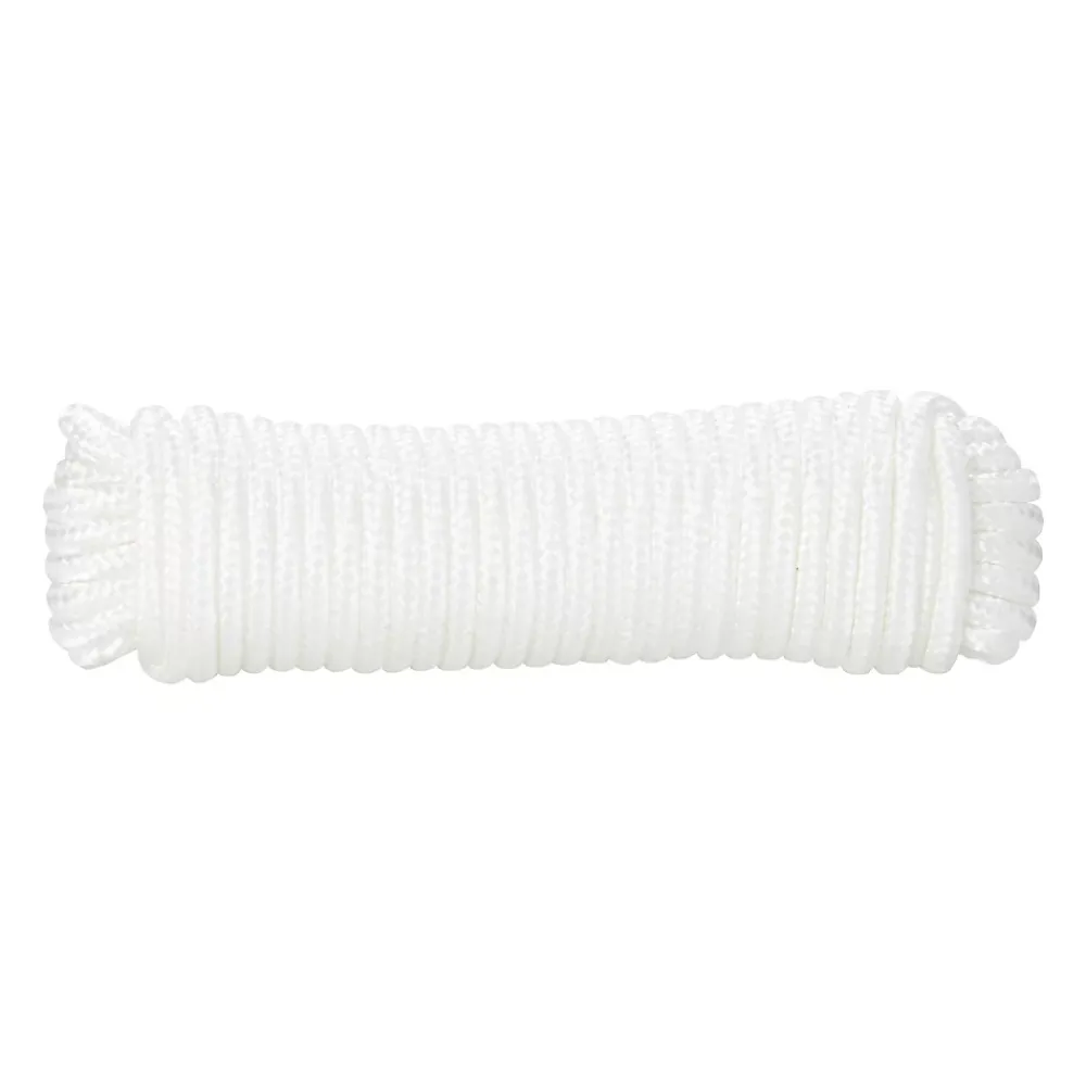 Diall Corde tressée en polypropylène blanche ø5 mm, 10 m