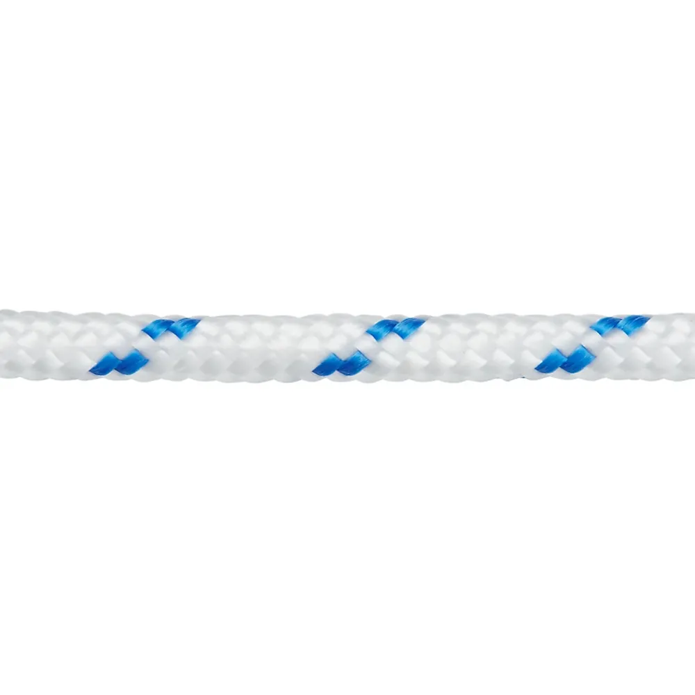 Diall Corde tressée en polypropylène blanche et bleue ø8mm, 7.5 m