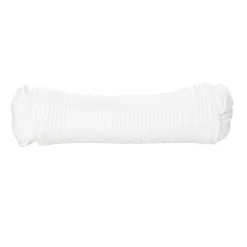 Diall Corde, Fil Et Ficelle-Corde tressée en polypropylène blanche ø3 mm, 20 m