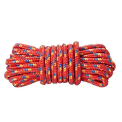 Diall Corde, Fil Et Ficelle-Corde tressée rouge ø9 mm, 7.5 m