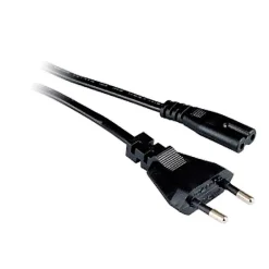 Zenitech Câble, Fil Et Cordon D'Alimentation-Cordon alimentation pour radio ou tondeuse 2x0,75A - 2P- 2,5A - 500W -