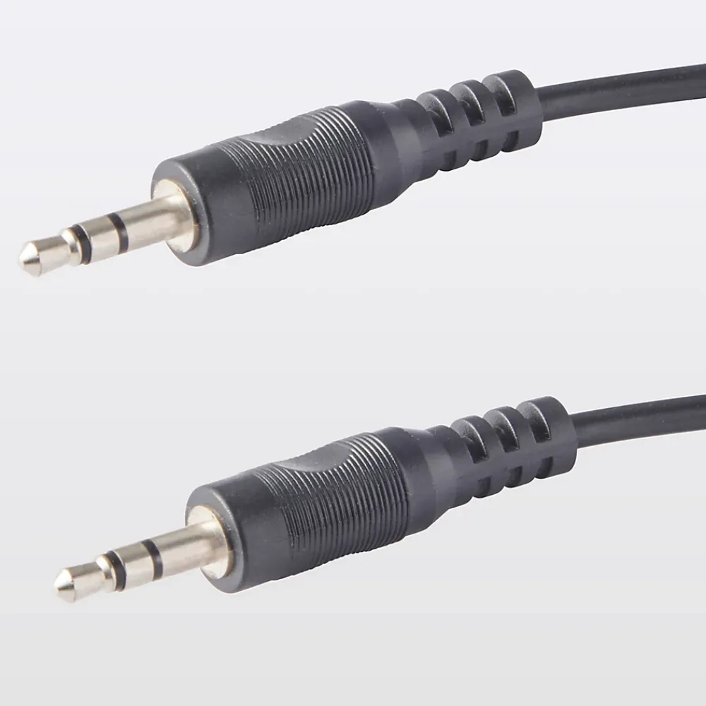 Blyss Cordon audio Jack 3.5 Mâle / Femelle noir Or, 3 m
