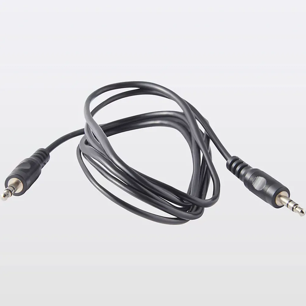 Blyss Cordon audio Jack 3.5 Mâle / Femelle noir Or, 3 m