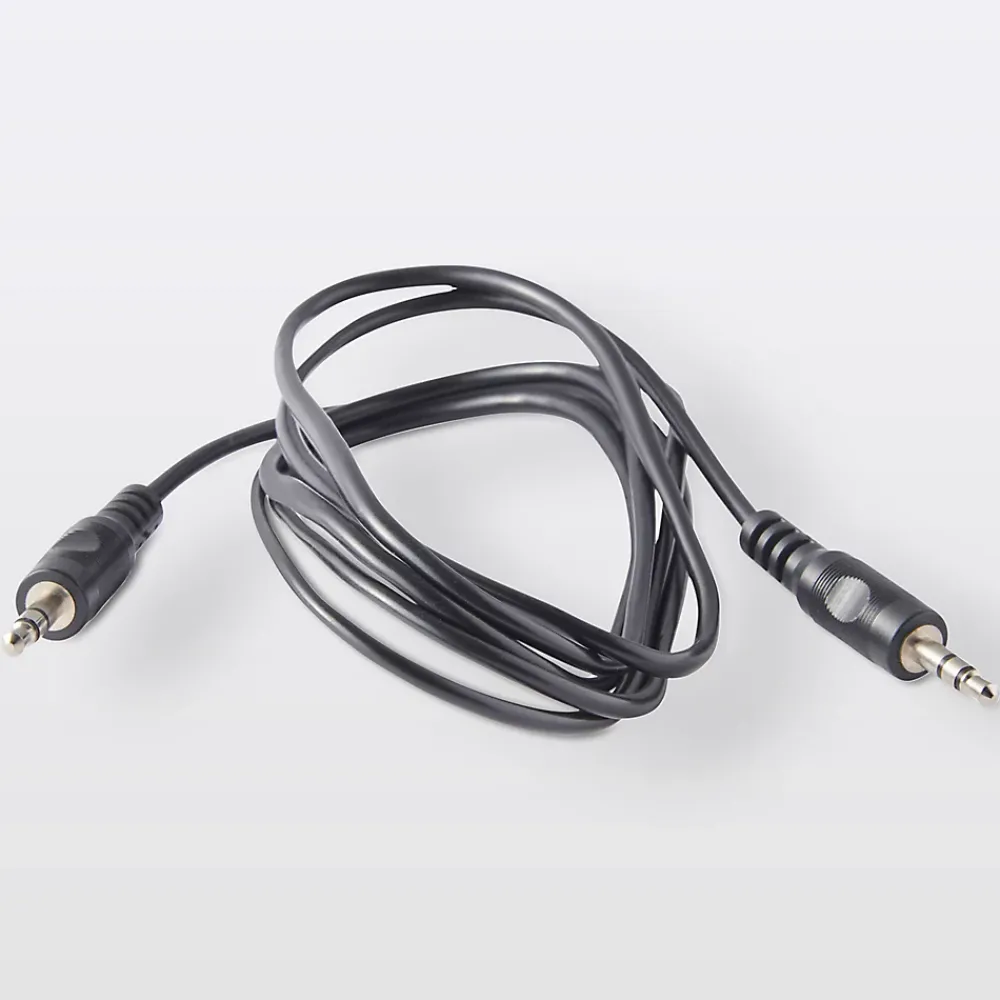 Blyss Câble Et Connectique Audio-Cordon audio Jack 3.5 Mâle / Mâle noir Or, 1.5 m