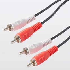 Blyss Cordon audio Jack 3.5 Mâle 2RCA Mâle noir , 1 m