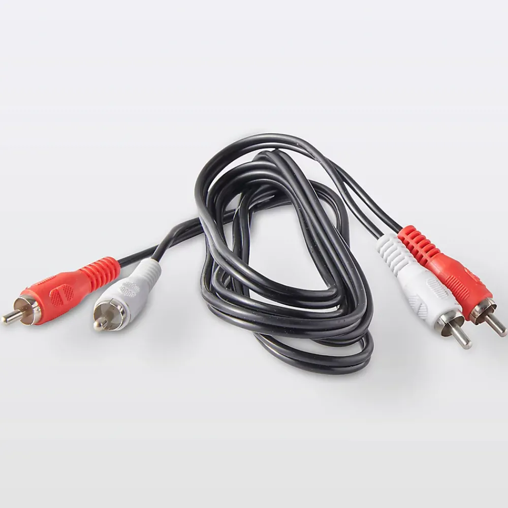 Blyss Cordon audio Jack 3.5 Mâle 2RCA Mâle noir , 1 m
