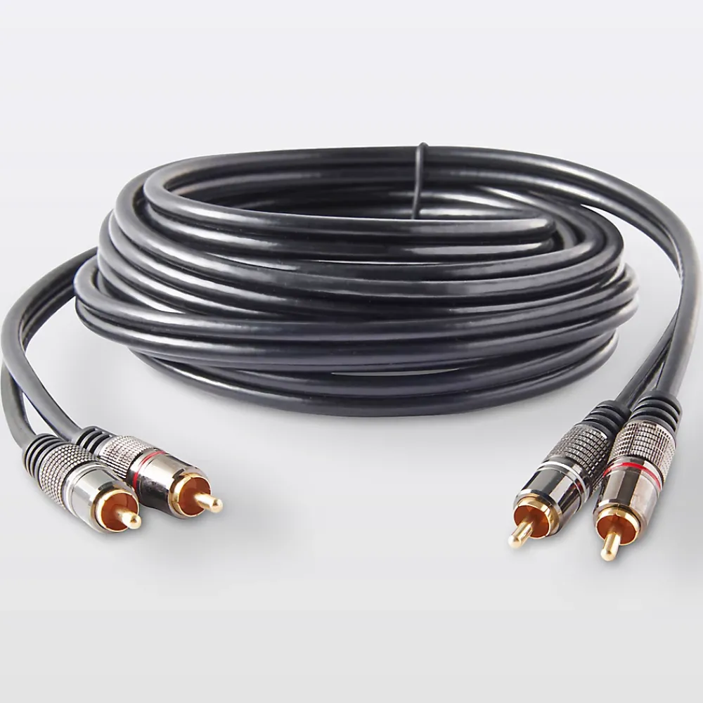 Blyss Cordon audio 2RCA Mâle / Mâle Or, 3 m