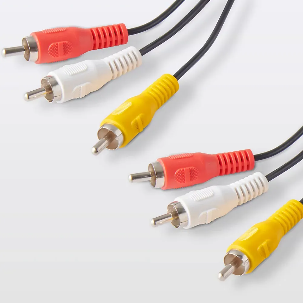 Blyss Câble Et Connectique Audio-Cordon audio 3RCA Mâle / Mâle noir , 1.5 m