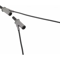 Voltcraft Cordon de mesure de sécurité 4 mm banane mâle - 1000 V, 10 A, accessoire de mesure électricien, garantie 3 ans.