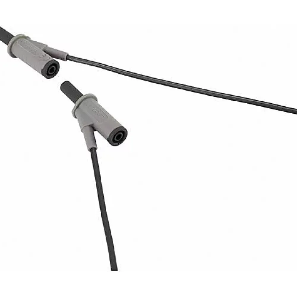 Voltcraft Testeur De Tension-Cordon de mesure de sécurité 4 mm banane mâle - 1000 V, 10 A, accessoire de mesure électricien, garantie 3 ans.