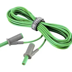 Voltcraft Testeur De Tension-Cordon de mesure de sécurité 4 mm banane mâle - 1000 V, 10 A, accessoire de mesure électricien, garantie 3 ans.