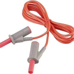 Voltcraft Cordon de mesure de sécurité 4 mm banane mâle - 1000 V, 10 A, accessoire de mesure électricien, garantie 3 ans.