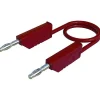 Hirschmann Test & Measurement Testeur De Tension-Cordon de mesure Hirschmann CO MLN SIL 200/1 silicone 2 m 4 mm rouge 16 A CAT I