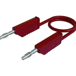 Hirschmann Test & Measurement Testeur De Tension-Cordon de mesure Hirschmann CO MLN SIL 200/1 silicone 2 m 4 mm rouge 16 A CAT I