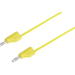 Voltcraft Testeur De Tension-Cordon de mesure ultra-flexible 4 mm banane mâle - 10 A, accessoire de mesure pour électricien, garantie 3 ans.