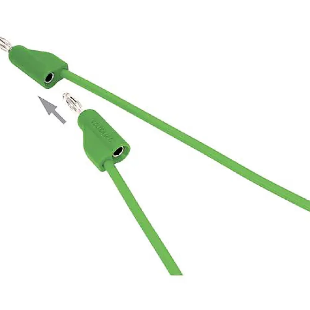 Voltcraft Cordon de mesure ultra-flexible 4 mm banane mâle - 10 A, accessoire de mesure pour électricien, garantie 3 ans.