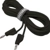 Voltcraft Testeur De Tension-Cordon de mesure ultra-flexible 4 mm banane mâle - 10 A, accessoire de mesure pour électricien, garantie 3 ans.