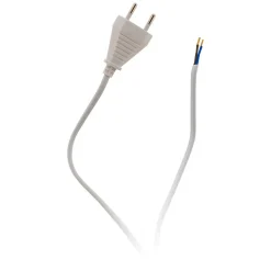 Zenitech Câble, Fil Et Cordon D'Alimentation-Cordon + interrupteur luminaire 1,5m - Blanc -