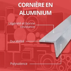 Comment Fer Cornière-Corniere alu 30x30 ep 2 mm, Longueur : 3 metres -