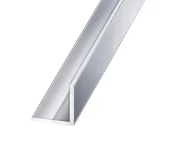 Cornière-Cornière aluminium brillant 10 x 10 mm, 2,5 m