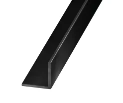 Cornière-Cornière aluminium brossé noir 15 x 15 mm, 2,5 m