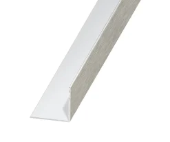 Cornière aluminium brossé 30 x 30 mm, 1 m