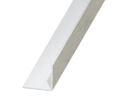 Cornière aluminium brossé 10 x 10 mm, 2,5 m