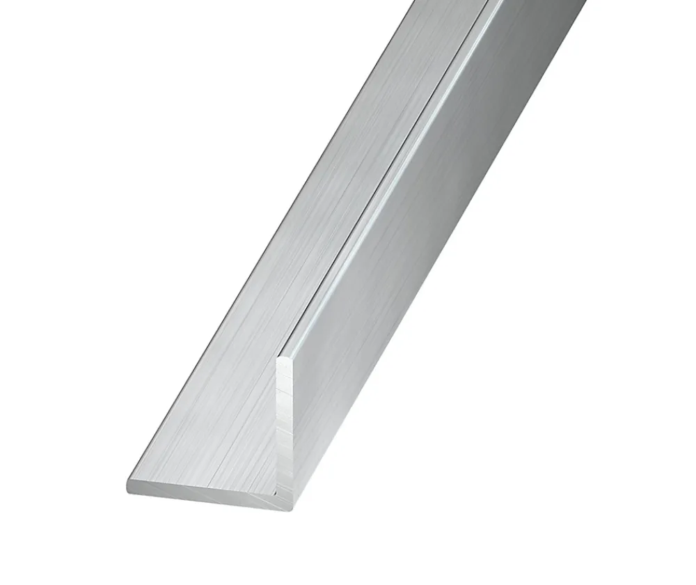 CQFD Cornière-Cornière aluminium brut 25 x 25 mm, 2,50 m