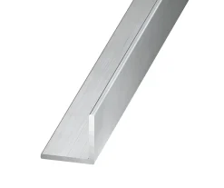 Cornière-Cornière aluminium brut 20 x 20 mm, 1 m
