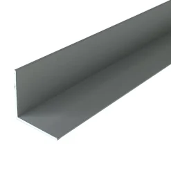 Homewell Cornière en alu 50mm x50mm x2.0mm, lg 1950mm (Anodisé argent)