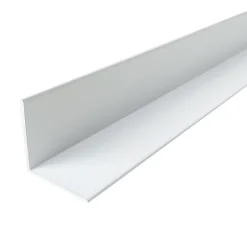 Homewell Cornière-Cornière en alu 20mm x20mm x1.3mm, lg 1000mm (Laqué blanc)