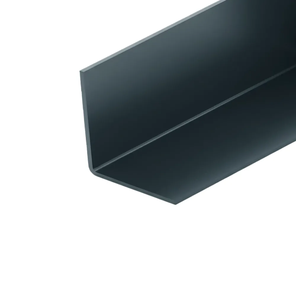 CQFD Cornière égale aluminium anthracite 25 x 25mm, L. 2,5 m